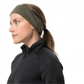 Jack Wolfskin Multifunctional Scarf (Neck Scarf) Merino Headgear green-brown